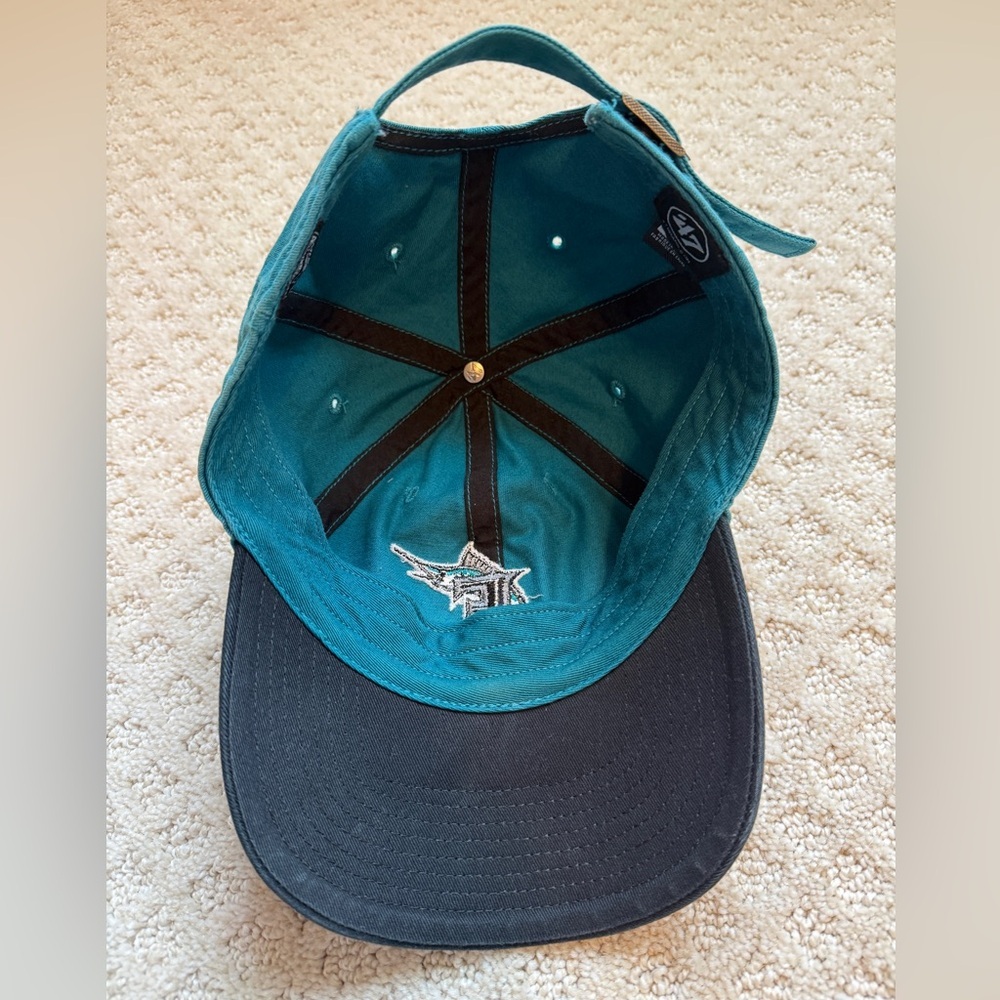 47 brand Miami Marlins Cooperstown 2 tone baseball cap hat One size adjustable - Picture 5 of 7